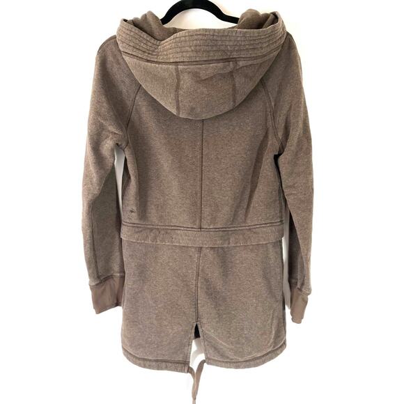 Lululemon Long & Short of It Hooded Convertible Cropped/Long Jacket Women's 4 - Picture 3 of 11